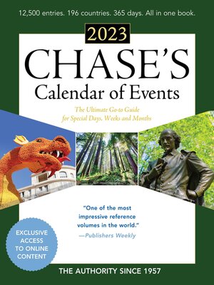 cover image of Chase's Calendar of Events 2023